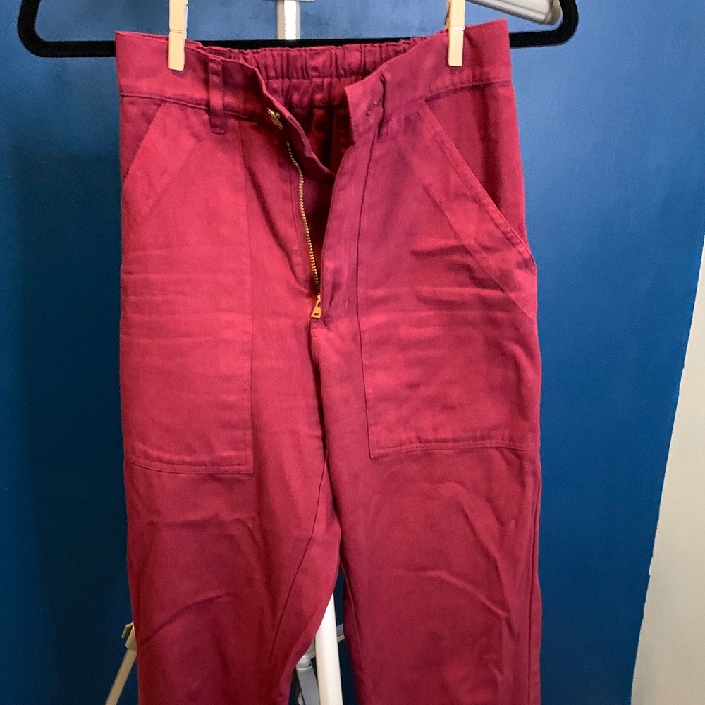Big Bud Press Work Pants in Cranberry